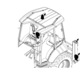 Komatsu WB93R-5 kotró-rakodó hátsó lámpa