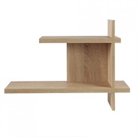 Polita PAL, perete, stejar bardolino, 69 x 17 x 50 cm