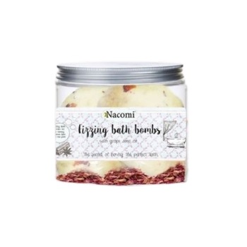 Set exclusiv de bomboane efervescente pentru baie cu petale de trandafir si mosc oriental, Nacomi, 4 buc, 330 g Set exclusiv de bomboane efervescente pentru baie cu petale de trandafir si mosc oriental, Nacomi, 4 buc, 330 g
