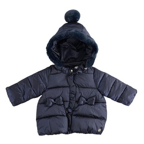 Geaca fete, Ido, bleumarin cu fundite