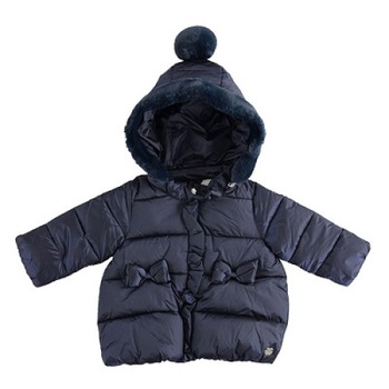 Geaca fete, Ido, bleumarin cu fundite Geaca fete, Ido, bleumarin cu fundite