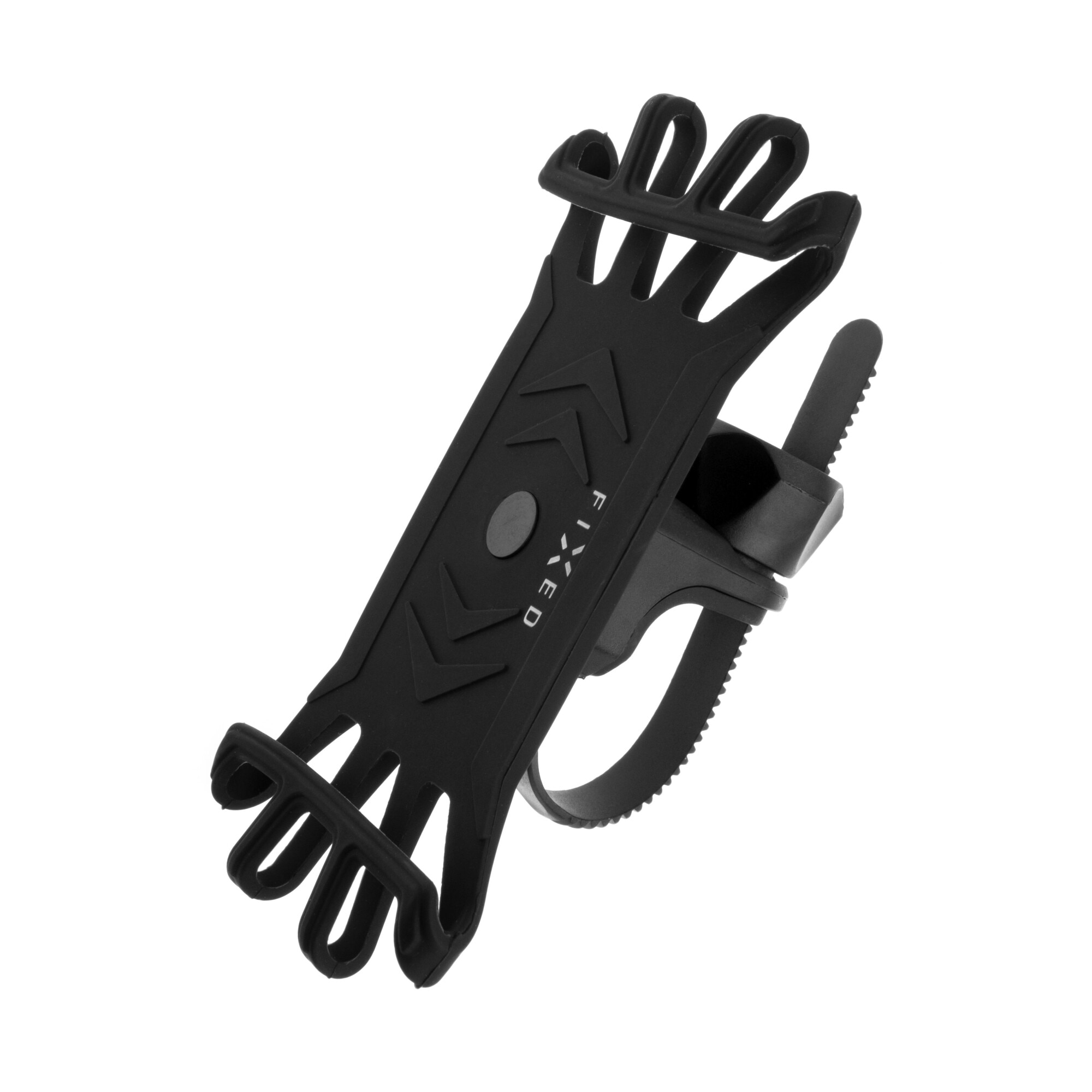 Suport telefon pentru bicicleta si motocicleta, Fixed, Bikee, Negru