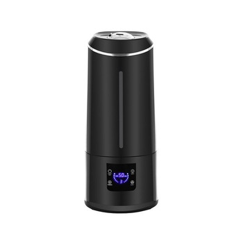 Umidificator de Aer pentru Camera cu Ultrasunete si Aromaterapie, functie Ionizare, Touch si Telecomanda, 250ml/h, 6.5L, 25W, negru Umidificator de Aer pentru Camera cu Ultrasunete si Aromaterapie, functie Ionizare, Touch si Telecomanda, 250ml/h, 6.5L, 25W, negru