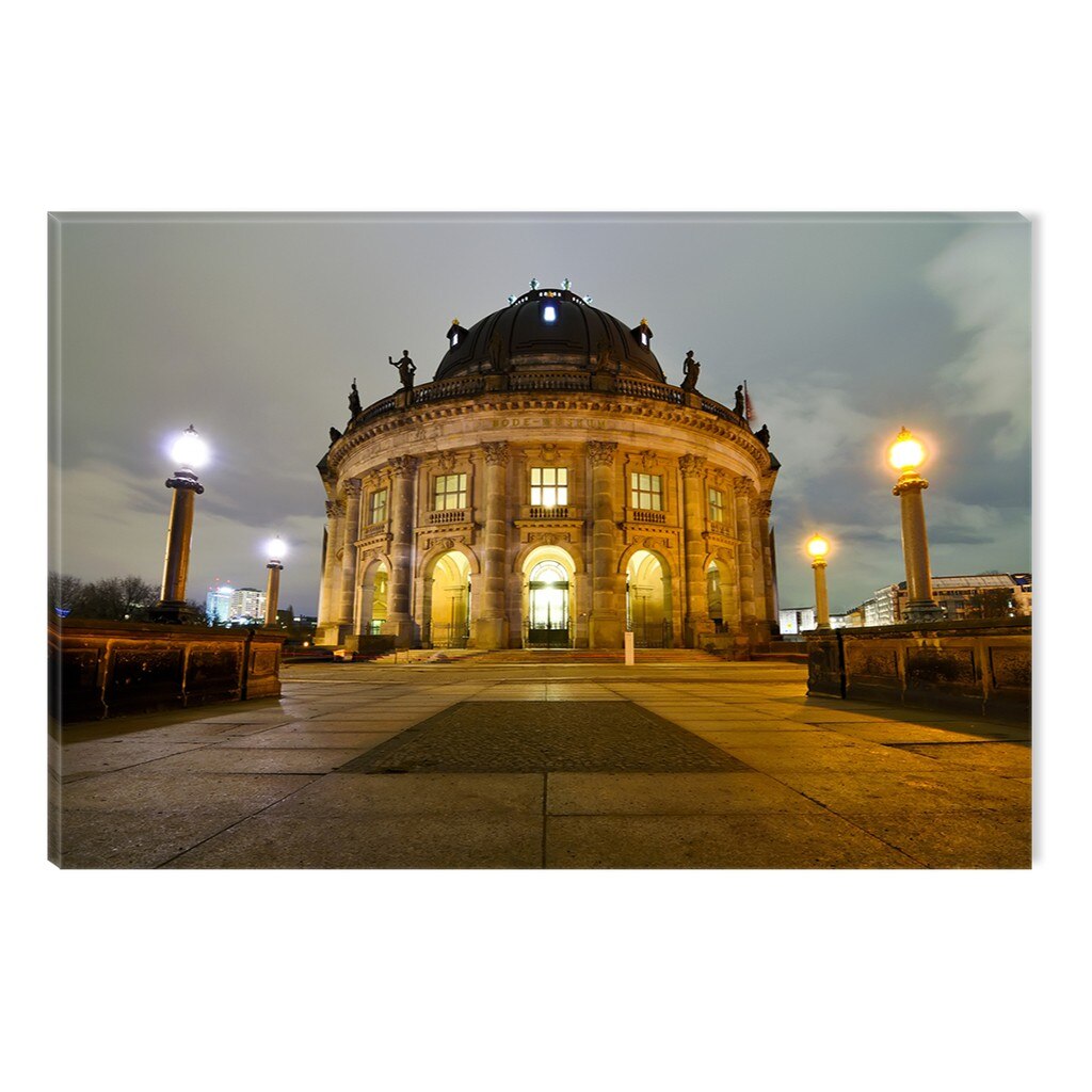 Tablou DualView Startonight Berlin - Muzeul Bode, luminos in intuneric, 80 x 120 cm