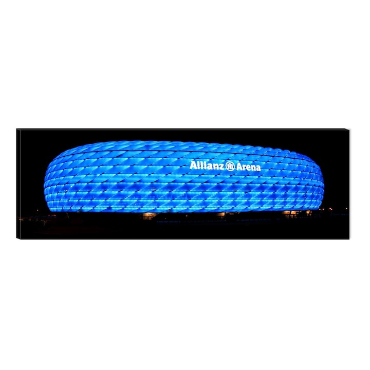 Tablou DualView Startonight Arena Allianz, luminos in intuneric, 60 x 180 cm