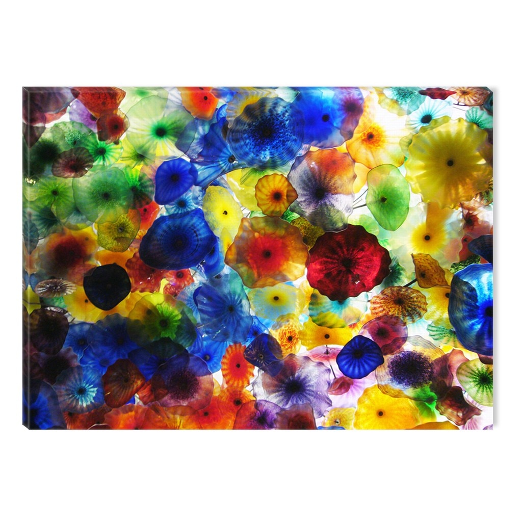 Tablou DualView Startonight Meduze colorate, luminos in intuneric, 80 x 120 cm