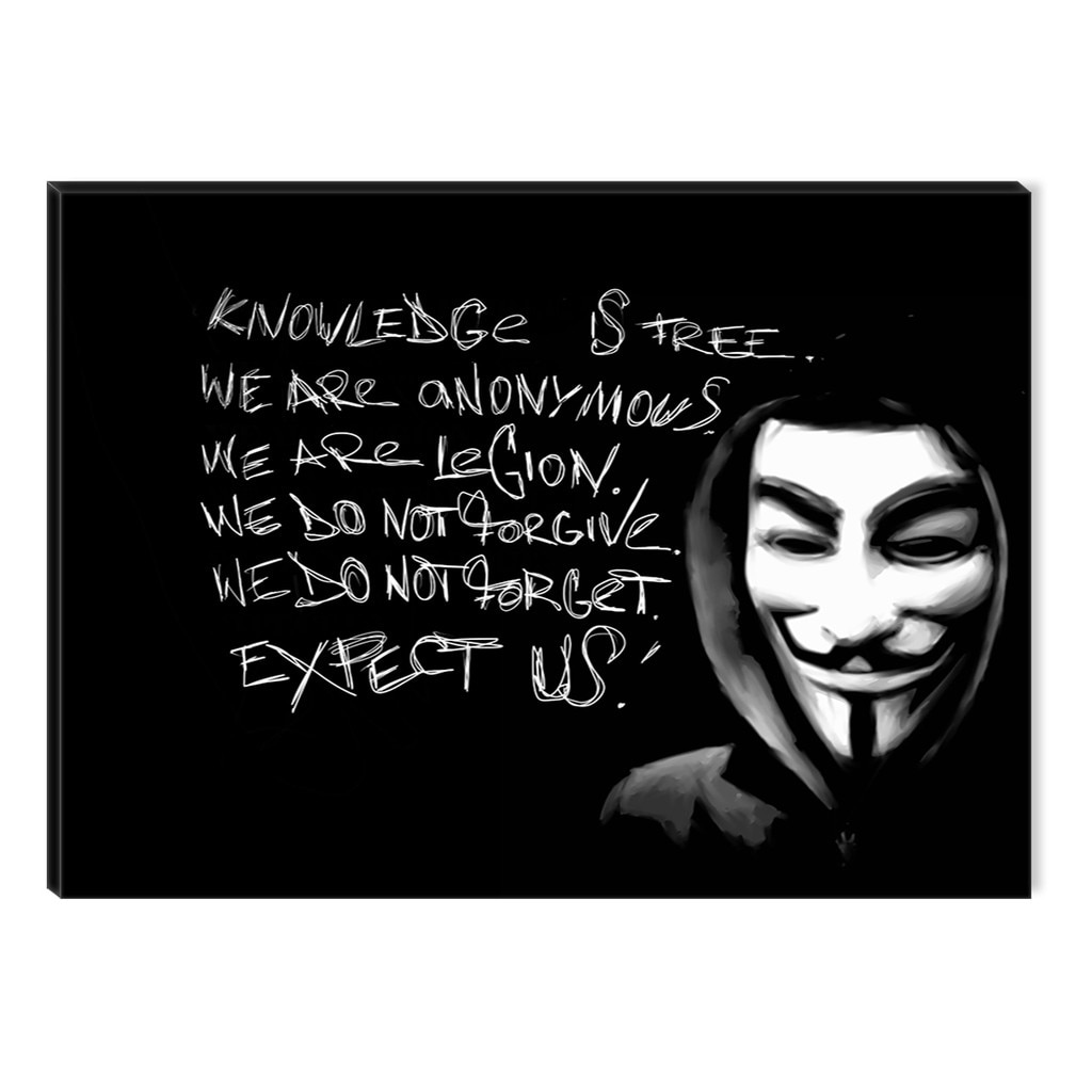 Tablou DualView Startonight Anonymous, luminos in intuneric, 40 x 60 cm