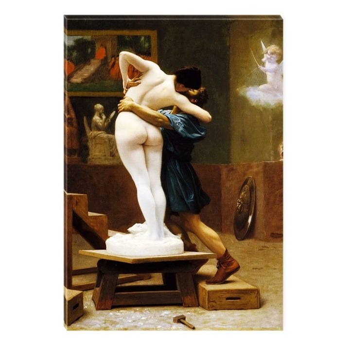 Tablou DualView Startonight Jean Leon Gerome - Pygmalion si Galatea, luminos in intuneric, 60 x 90 cm
