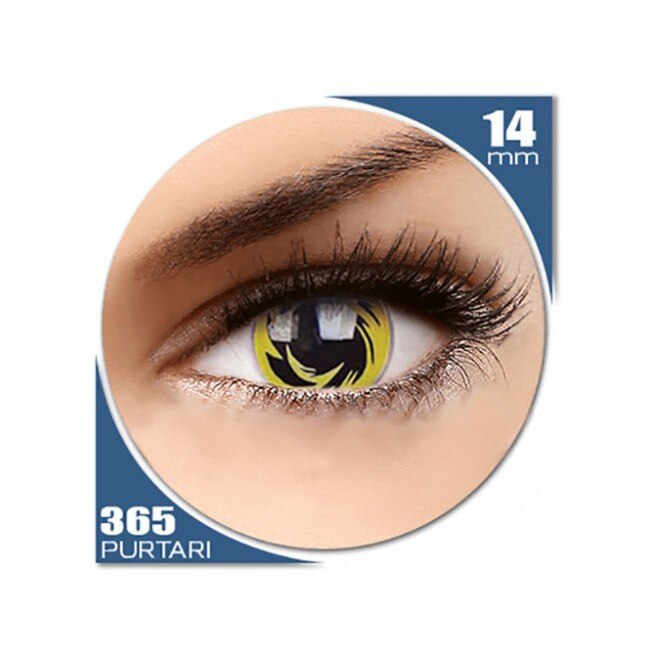 Fancy Summer - lentile de contact colorate galbene anuale - 360 purtari (2 lentile/cutie)