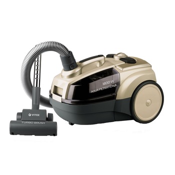 Aspirator cu filtrare prin apa VITEK VT-8100, 1800 W, sistem Aqua Clean, filtru HEPA lavabil, 5 trepte de filtrare, recipient 3,5 l, Turbo Bush, putere variabila, Sampanie Aspirator cu filtrare prin apa VITEK VT-8100, 1800 W, sistem Aqua Clean, filtru HEPA lavabil, 5 trepte de filtrare, recipient 3,5 l, Turbo Bush, putere variabila, Sampanie