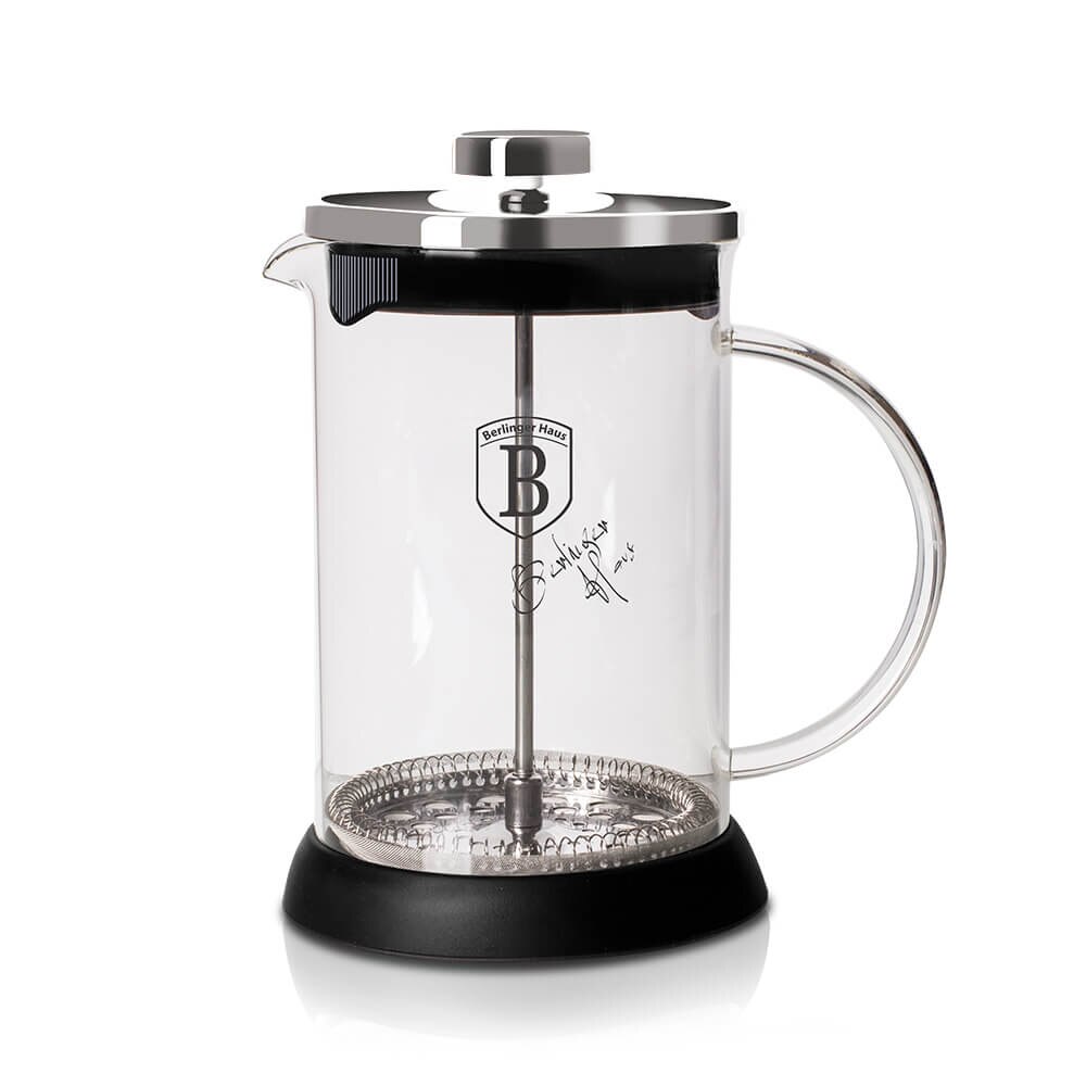 Infuzor pentru cafea si ceai 800 ml Black Silver Collection Berlinger Haus BH 6303