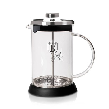 Infuzor pentru cafea si ceai 350 ml Black Silver Collection Berlinger Haus BH 6301 Infuzor pentru cafea si ceai 350 ml Black Silver Collection Berlinger Haus BH 6301