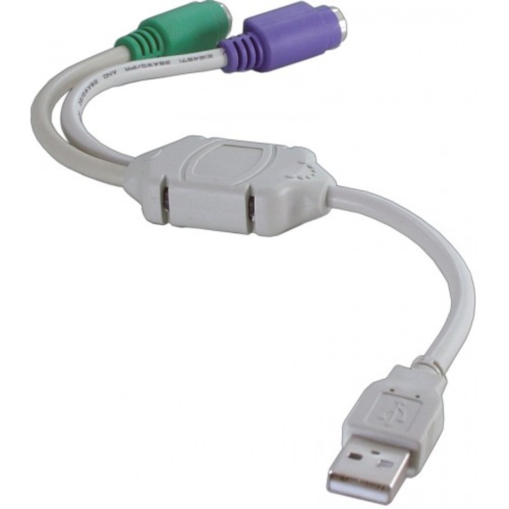 Adaptor USB-PS2, 114181 - eMAG.ro