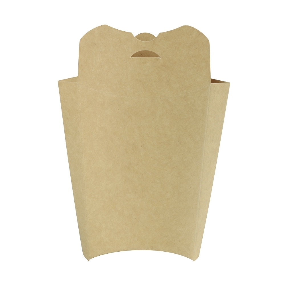 Cutii/pahare biodegradabile snack cu capac, carton, 82x54x110 mm, set 50 buc