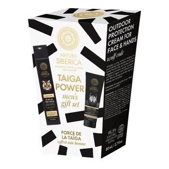 Set Cadou barbati Taiga Power, Sampon-gel de dus, Crema fata si maini - Natura Siberica Set Cadou barbati Taiga Power, Sampon-gel de dus, Crema fata si maini - Natura Siberica