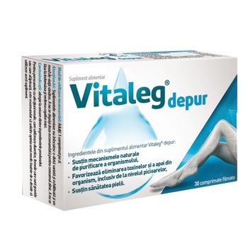 Supliment alimentar Vitaleg Depur, 30 comprimate Supliment alimentar Vitaleg Depur, 30 comprimate