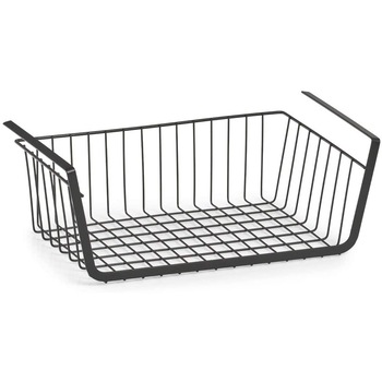 Cos depozitare raft Zeller, metalic, negru, 41x26x15 cm Cos depozitare raft Zeller, metalic, negru, 41x26x15 cm