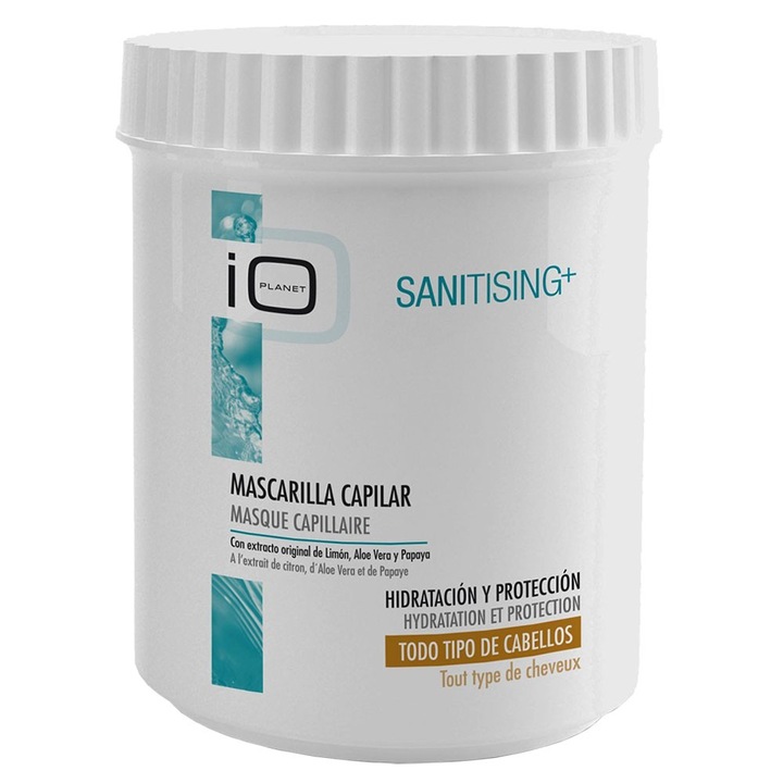 Masca par Igienizanta IO Planet Sanitising+ cu extract original de Lamaie, Aloe Vera si Papaya 700 ml