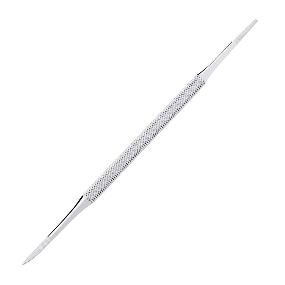 Instrument pentru pedichiura, Lila Rossa, din otel inoxidabil, cu 2 capete, LRS-507