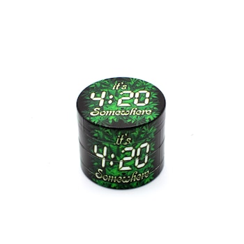 Grinder metal Marry Toro, 40 x 35 mm, It's 4:20 Somewhere Grinder metal Marry Toro, 40 x 35 mm, It's 4:20 Somewhere