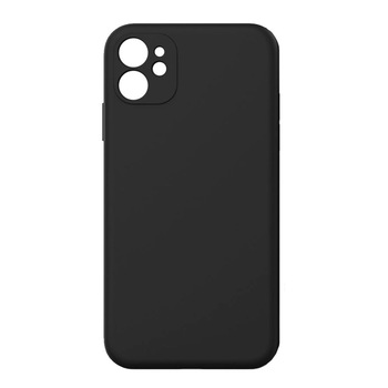 Husa UltraThin iPhone 12 Mini - silicon mat, slim, cu protectie camere, NEAGRA - iShield®