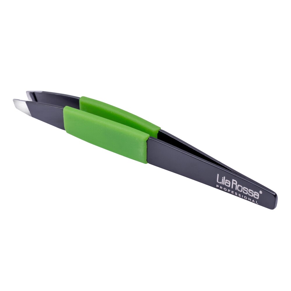 Penseta Lila Rossa, Smart, din otel inoxidabil, varf plat, model LRS-103G