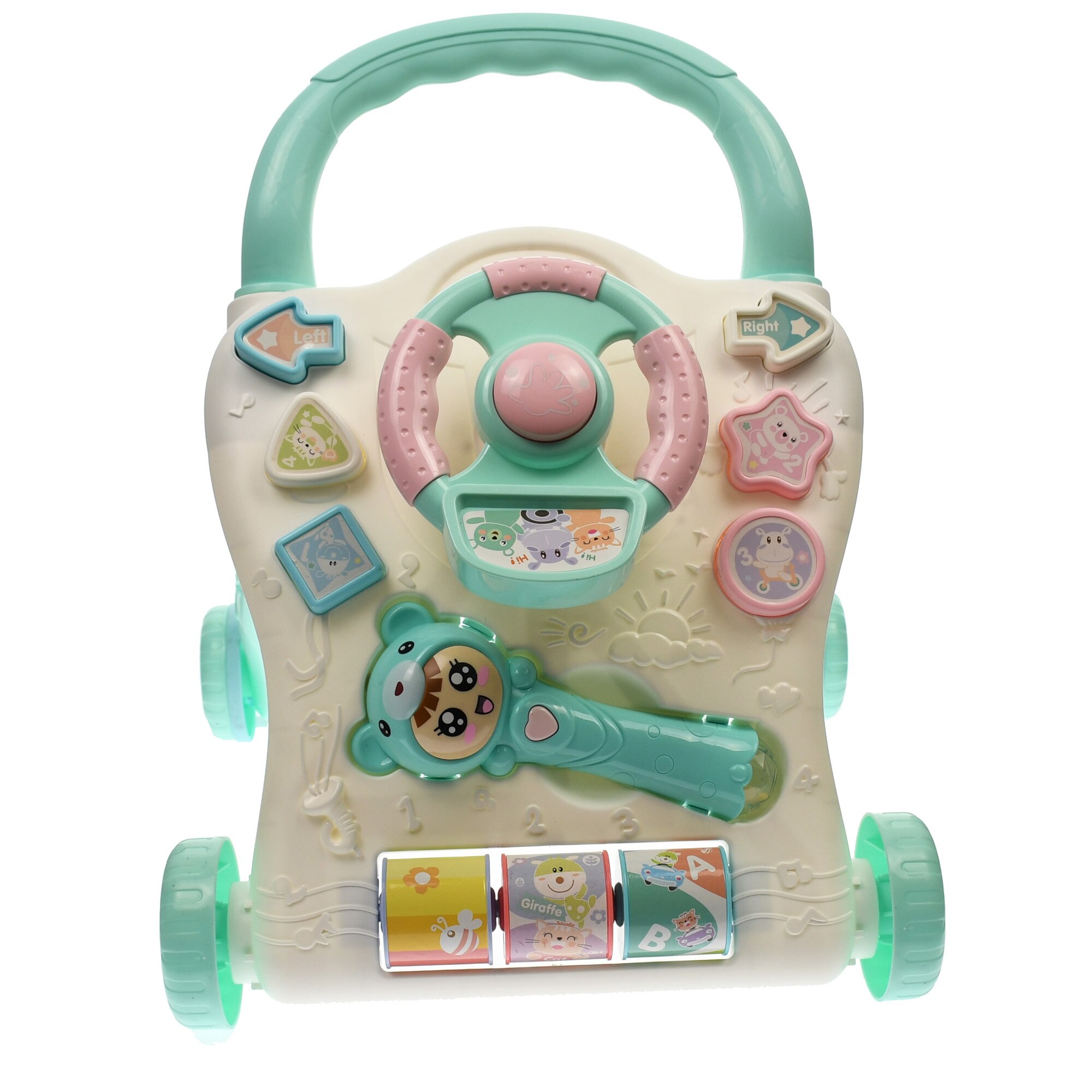 Set Antemergator de jucarie cu volan, pentru bebelusi - 69858