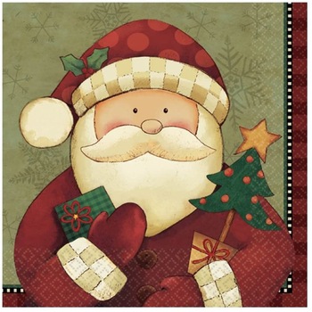 Set 16 servetele petrecere - Mos Craciun, 33 x 33 cm, A 519189 Set 16 servetele petrecere - Mos Craciun, 33 x 33 cm, A 519189