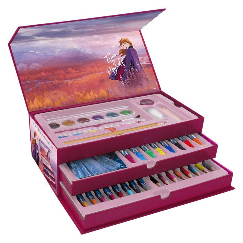 Set de colorat Disney Frozen II, Multicolor, 42 piese