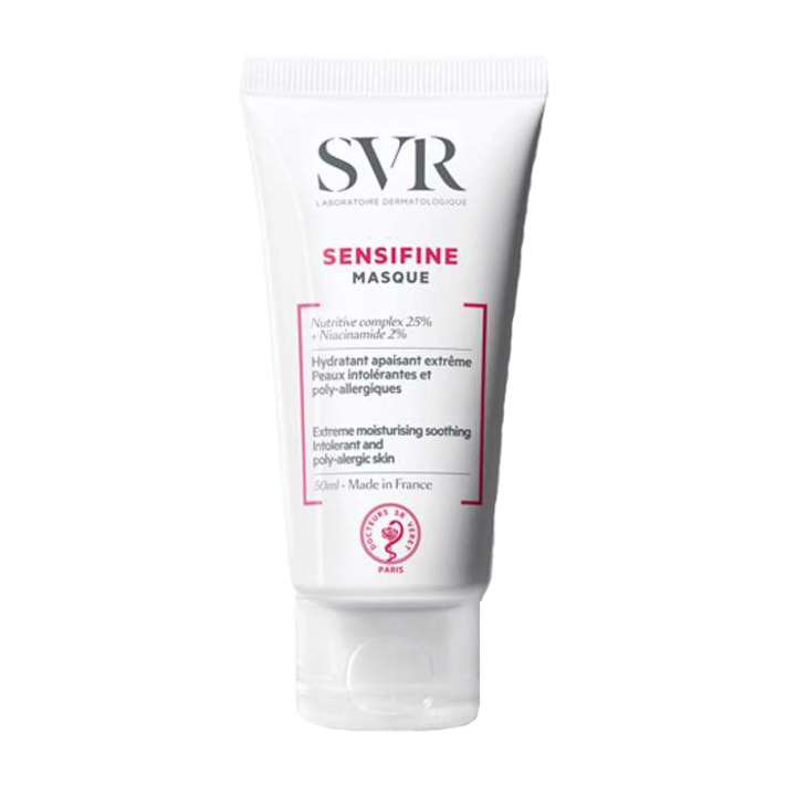 Маска за лице SVR Sensifine, За нетолерантна и полиалергична кожа, 50 мл