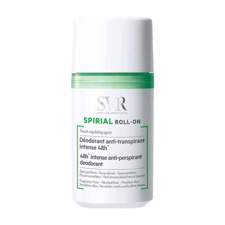 Roll-on antiperspirant cu actiune continua timp de 48h, SVR Spirial, 50 ml
