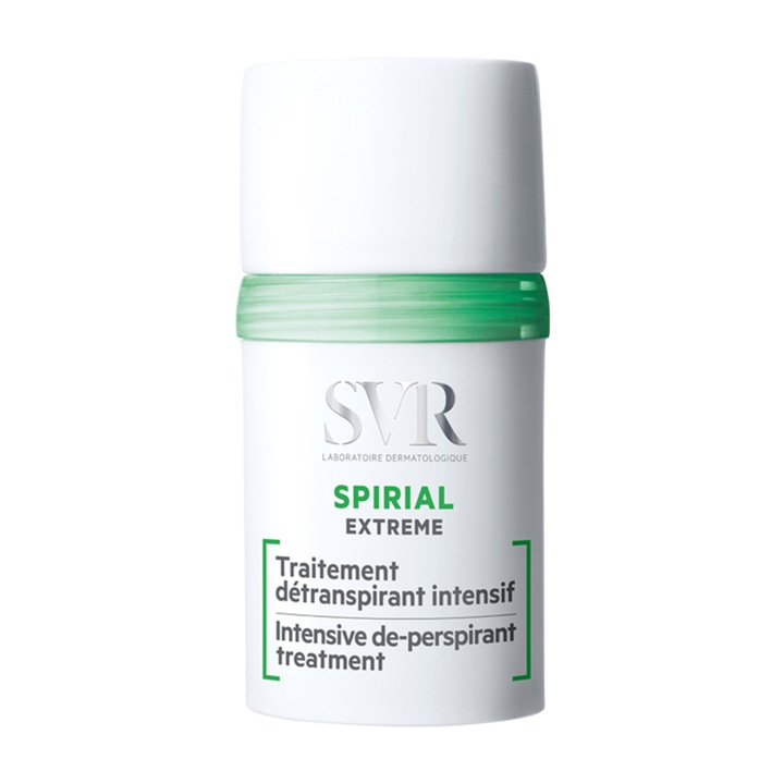 Tratament antiperspirant roll-on SVR Spirial Extrem impotriva transpiratiei excesive, 20 ml