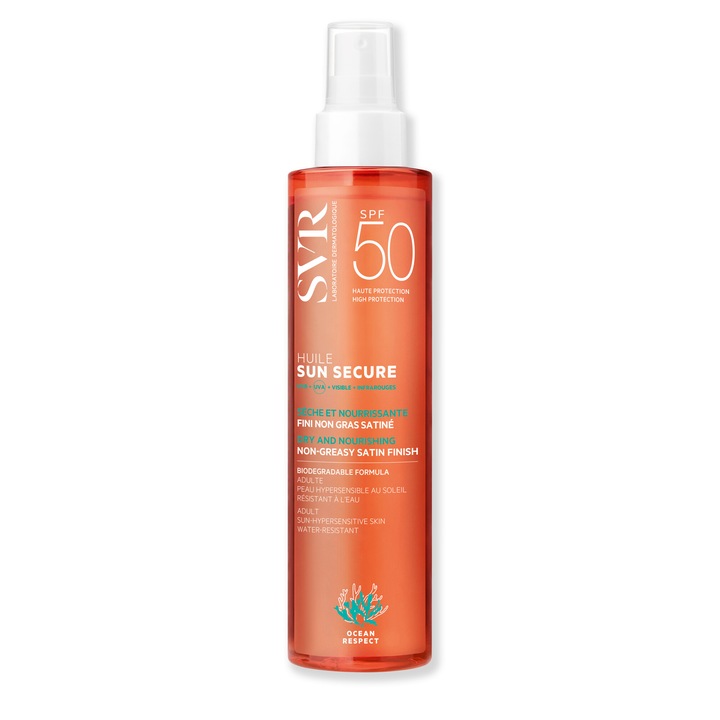 Ulei uscat SPF50, SVR Sun Secure, 200 ml