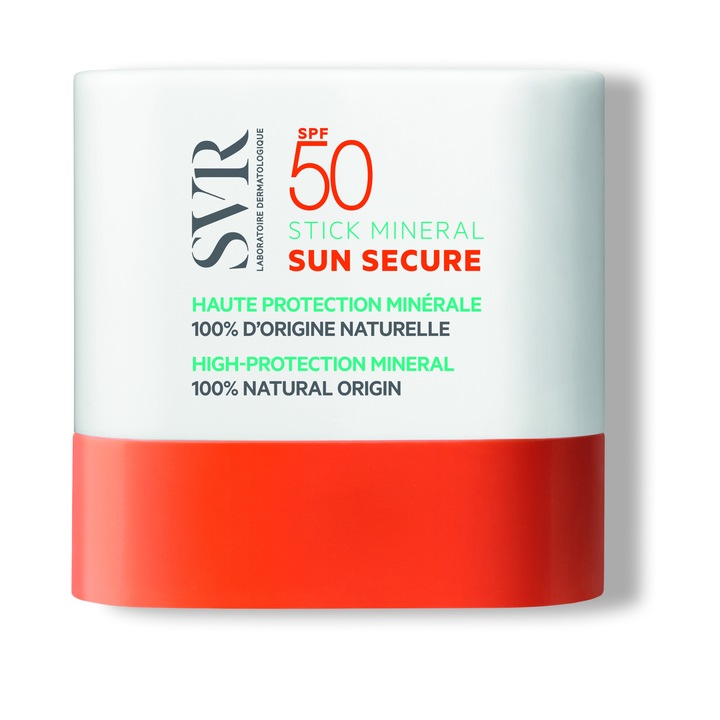 Слънцезащитен стик SVR Sun Secure Mineral, 14 гр
