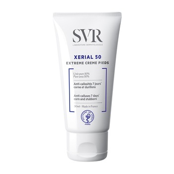 Crema pentru picioare SVR Xerial 50 Extreme anticalozitati/bataturi, 50 ml Crema pentru picioare SVR Xerial 50 Extreme anticalozitati/bataturi, 50 ml