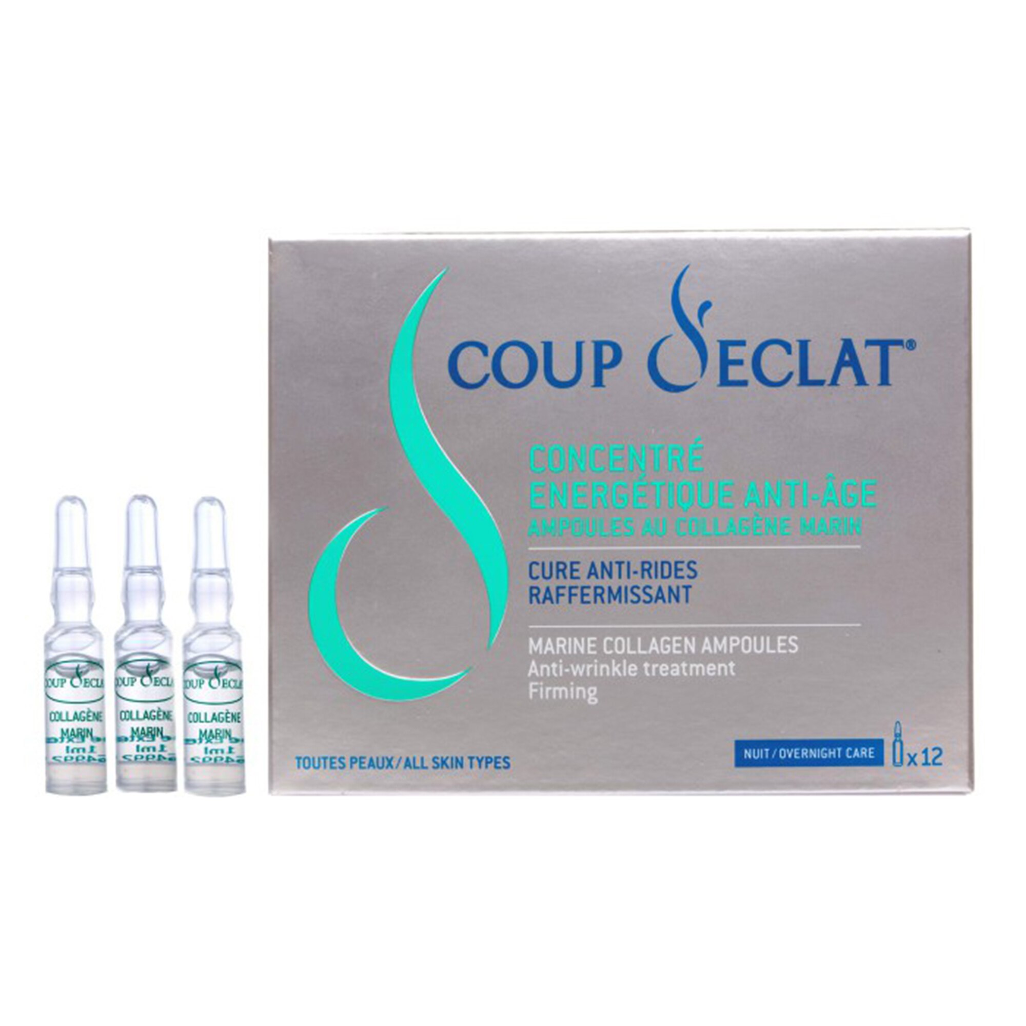 Fiole Asepta Coup d Eclat Colagen marin concentrat, 12 fiole