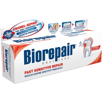 Pasta de dinti Biorepair pentru desensibilizare rapida, 75 ml Pasta de dinti Biorepair pentru desensibilizare rapida, 75 ml
