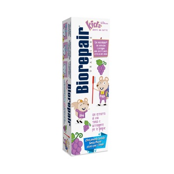 Pasta de dinti Biorepair Junior 0-6 ani, extract de strugure, 50 ml Pasta de dinti Biorepair Junior 0-6 ani, extract de strugure, 50 ml