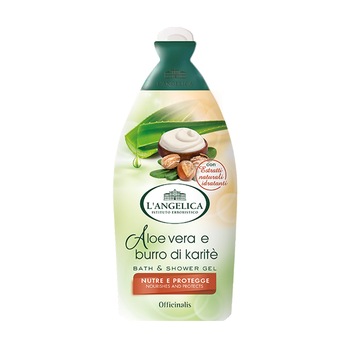 Gel de dus L’Angelica Officinalis Aloe Vera si Unt Karite, 500 ml Gel de dus L’Angelica Officinalis Aloe Vera si Unt Karite, 500 ml