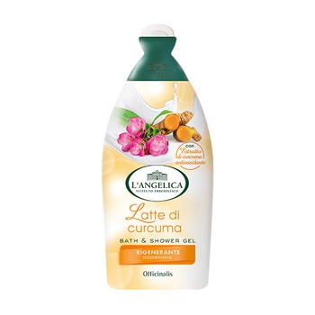 Gel de dus L’Angelica Officinalis Lapte de Curcuma, 500 ml Gel de dus L’Angelica Officinalis Lapte de Curcuma, 500 ml