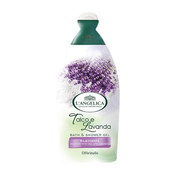Gel de dus relaxant L’Angelica Officinalis Talc si Lavanda, 500 ml Gel de dus relaxant L’Angelica Officinalis Talc si Lavanda, 500 ml