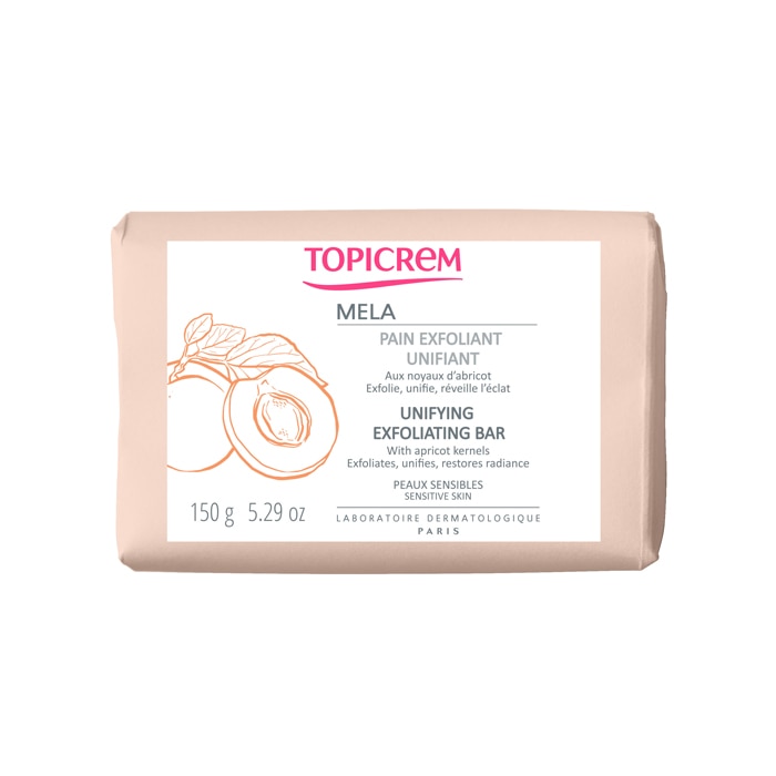Sapun Topicrem Mela exfoliant, 150g