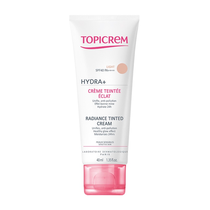Crema coloranta Topicrem UM Hydra+ SPF 40 nuanta naturala, 40 ml