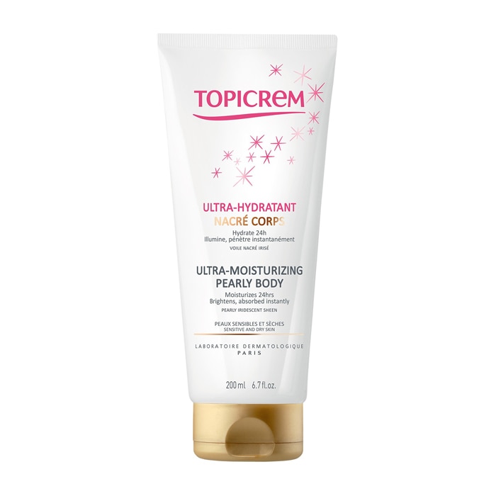 Lapte de corp hidratant Topicrem UM pearly, 200 ml