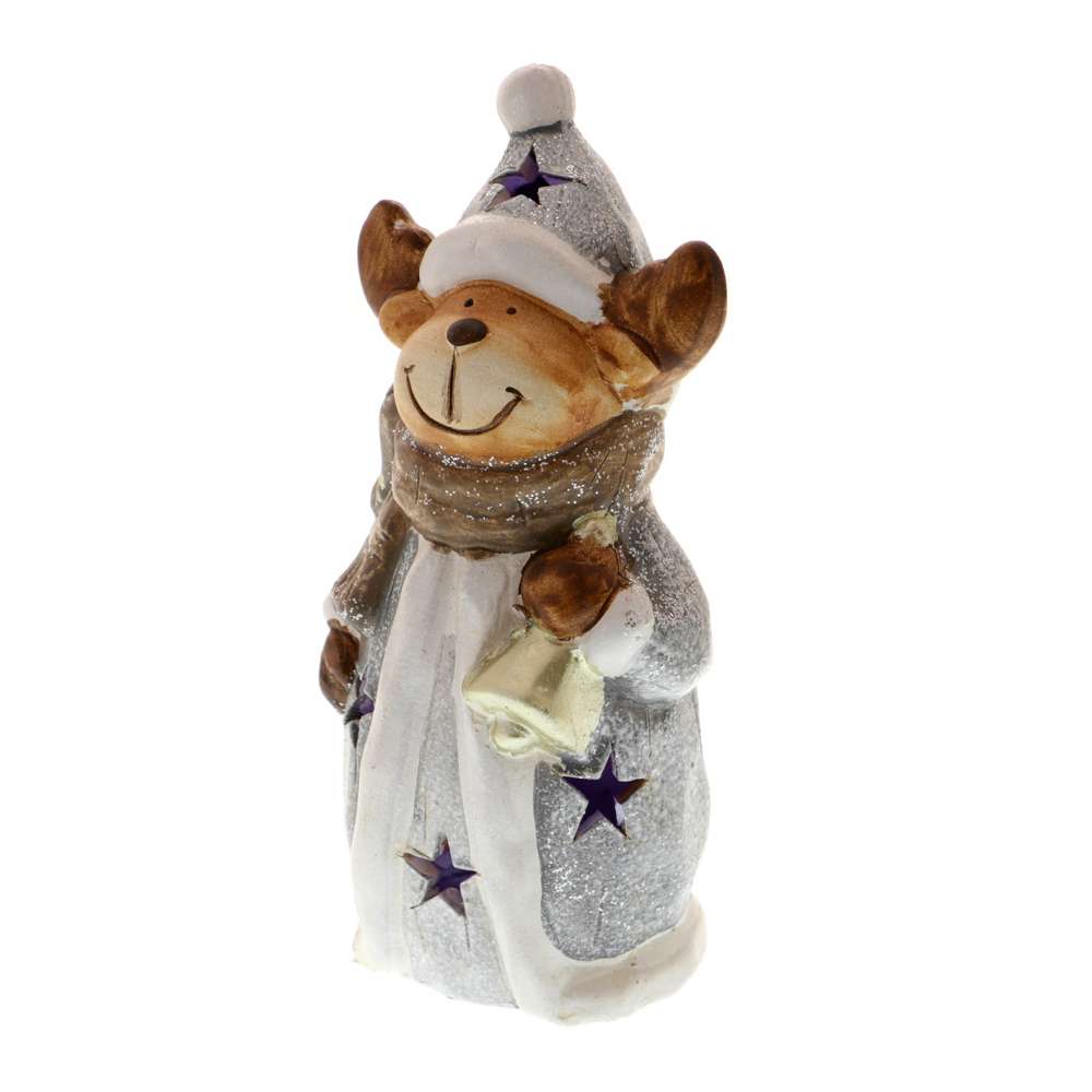 Figurina Ren Luminat Ceramica 16,5 cm