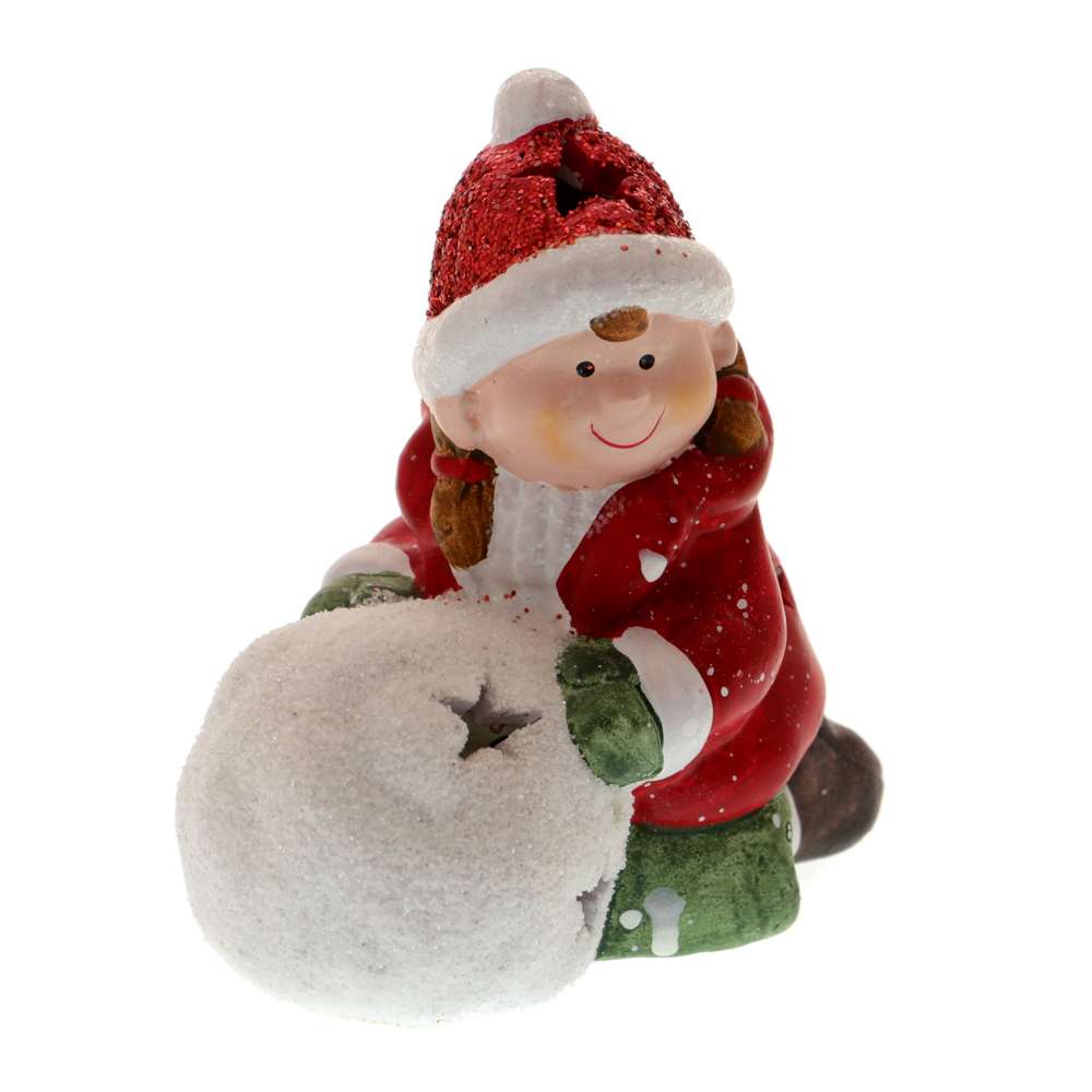 Figurina Fetita cu Bulgare Mare 11 cm