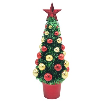 Bradut cu Globuri si Steluta, Eventissimi, Multicolor Bradut cu Globuri si Steluta, Eventissimi, Multicolor