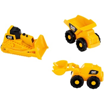 Set de 3 utilaje auto pentru santier Set de 3 utilaje auto pentru santier
