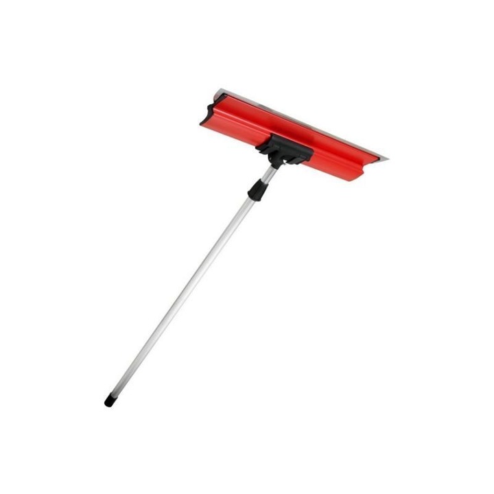 Gletiera Profesionala Premium + Prelungitor Telescopic 2x1m cu Maner Adaptor, SuperFLEX, lama INOX 0.3 mm, 35 cm