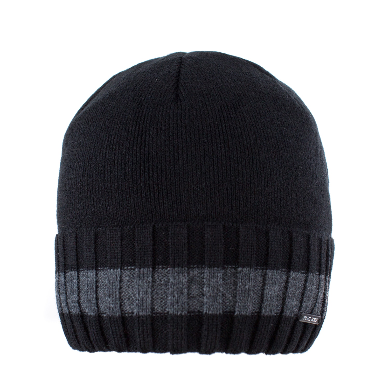 Caciula barbat din tricot captusita, CB-720-20, Negru